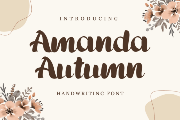 Amanda Autumn: A Playful Script Font for Small Business Branding