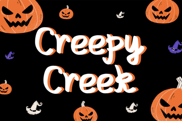 Creepy Creek Font: A Haunting Script for Bold Designs