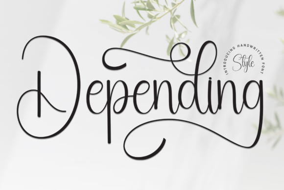 Depending: A Sweet Handwritten Font for Makers