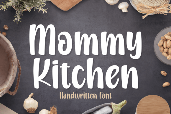 Designing Warm Brand Identities with Mommy Kitchen Font