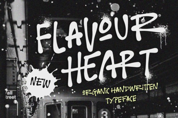Flavour Heart: The Organic Typeface for Standout Branding