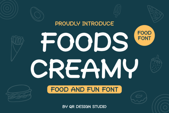 Foods Creamy: A Bold Script Handwritten Font for Branding