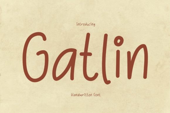 Gatlin Font: The Handwritten Typeface for Authentic Branding