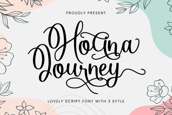 Holina Journey: A Romantic Script Handwritten Font for Makers