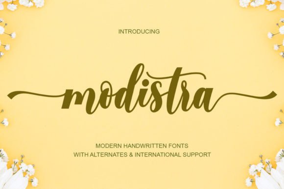 Modistra Font: Elevating Web Design with Script Handwritten Style