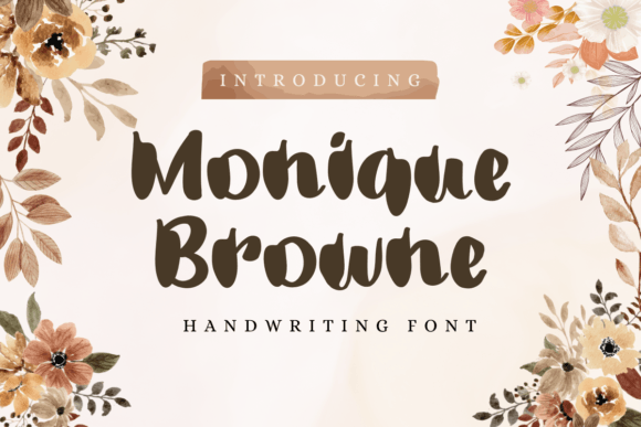 Monique Browne: A Distinct Typeface for Editorial Design