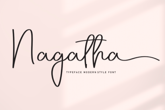 Nagatha Font: Elevating Web Design with Script Handwritten Style