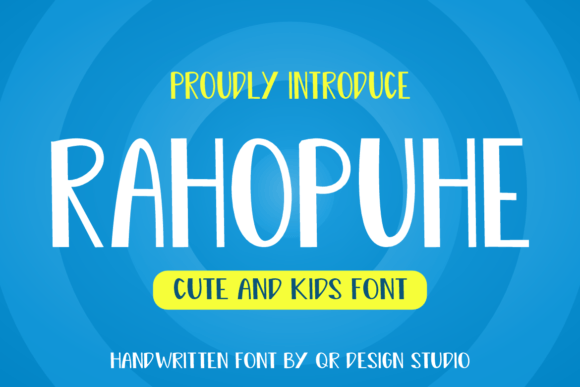 Rahopuhe Font: Bold Branding for Small Business