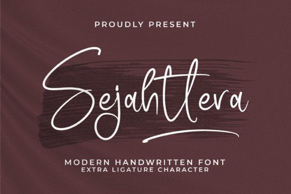 Sejahttera: The Modern Handwritten Font for Polished Branding