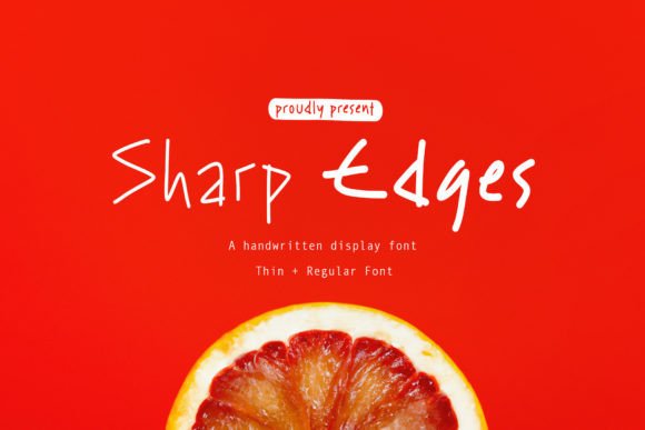 Sharp Edges Font: Modern Script for Digital Design