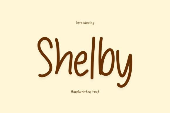 Shelby: A Playful Script Handwritten Font for Editorial Design