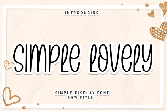Simple Lovely: A Charming Script Handwritten Font for Makers
