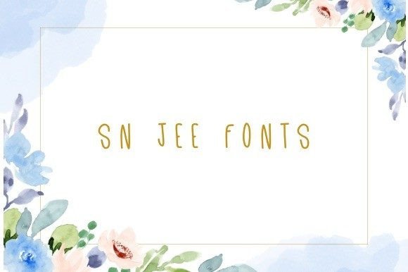 Sn Jee: The Handwritten Font for Authentic Branding
