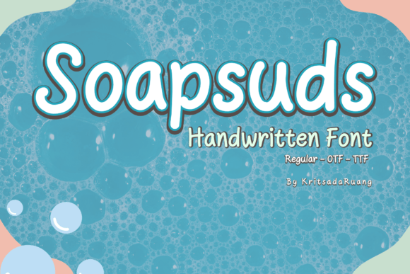 Soapsuds: A Sweet Script Font for Branding