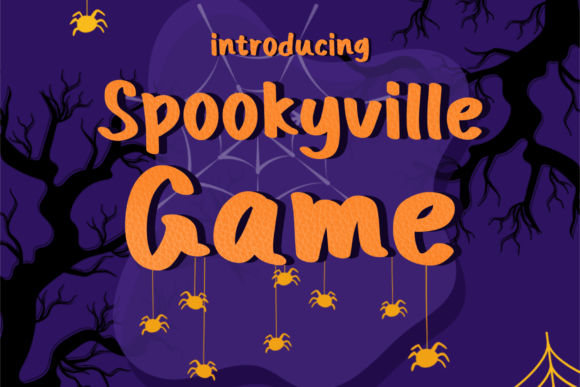 Spookyville Game Font for Handmade Creators