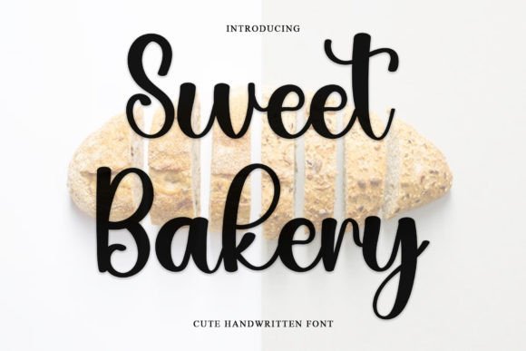 Sweet Bakery Font for Handmade Labels and Branding