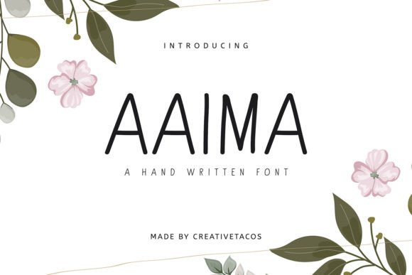 Using Aaima Typeface for Elegant Brand Identity