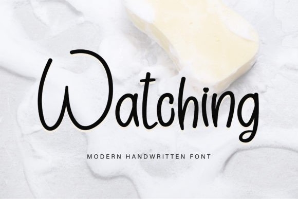 Watching: The Handwritten Font for Scroll-Stopping Headlines