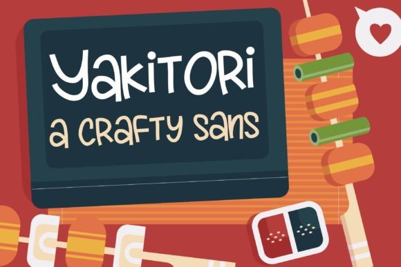 Yakitori: A Playful Script Handwritten Font for Web Design